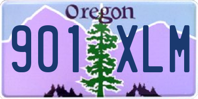 OR license plate 901XLM