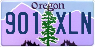 OR license plate 901XLN
