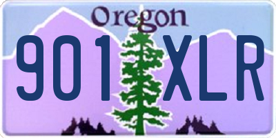 OR license plate 901XLR
