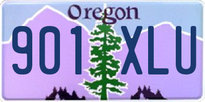OR license plate 901XLU