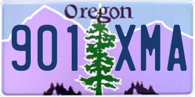 OR license plate 901XMA