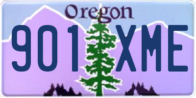OR license plate 901XME