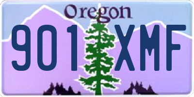 OR license plate 901XMF