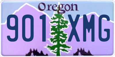 OR license plate 901XMG