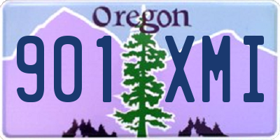 OR license plate 901XMI