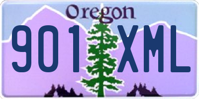 OR license plate 901XML