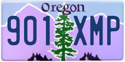 OR license plate 901XMP