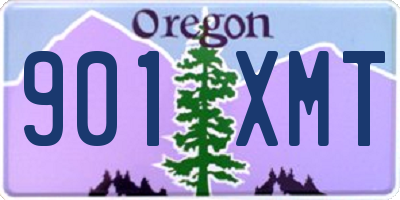 OR license plate 901XMT