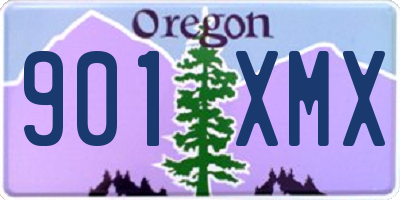 OR license plate 901XMX