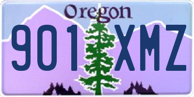 OR license plate 901XMZ