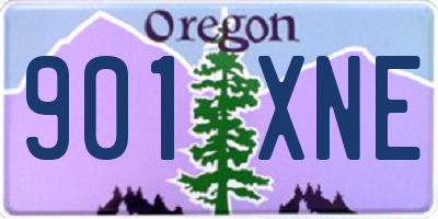 OR license plate 901XNE