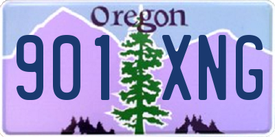 OR license plate 901XNG