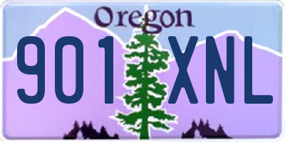 OR license plate 901XNL