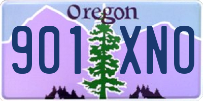 OR license plate 901XNO