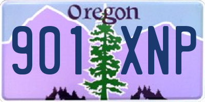 OR license plate 901XNP