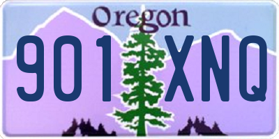 OR license plate 901XNQ