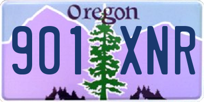 OR license plate 901XNR