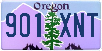 OR license plate 901XNT