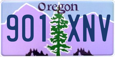 OR license plate 901XNV