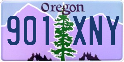 OR license plate 901XNY
