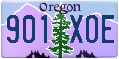 OR license plate 901XOE