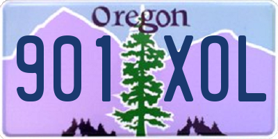 OR license plate 901XOL