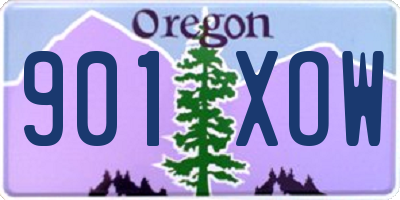 OR license plate 901XOW