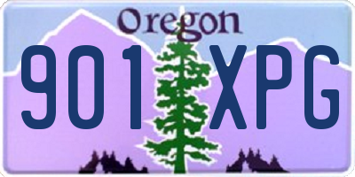 OR license plate 901XPG