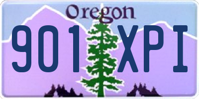 OR license plate 901XPI