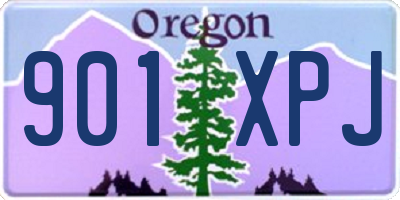 OR license plate 901XPJ
