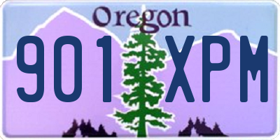 OR license plate 901XPM