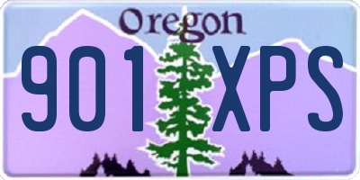 OR license plate 901XPS