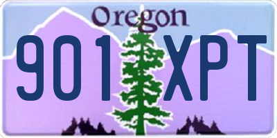 OR license plate 901XPT