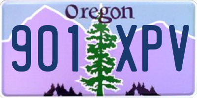 OR license plate 901XPV