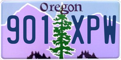 OR license plate 901XPW