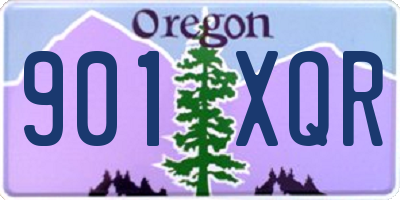 OR license plate 901XQR