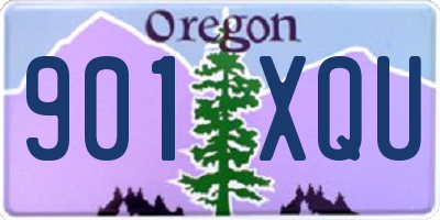 OR license plate 901XQU