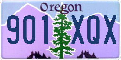 OR license plate 901XQX