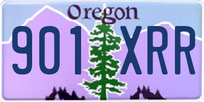 OR license plate 901XRR