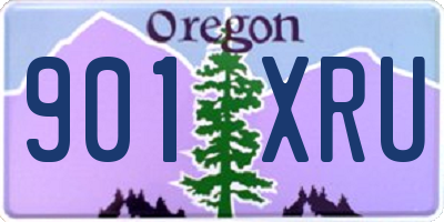 OR license plate 901XRU