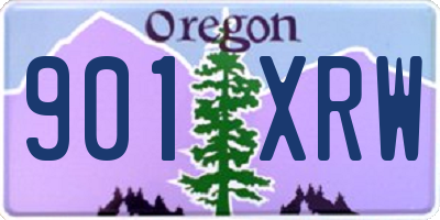 OR license plate 901XRW