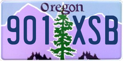 OR license plate 901XSB