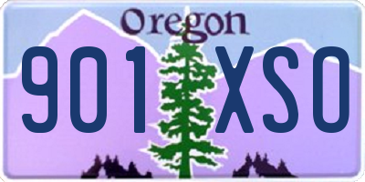 OR license plate 901XSO
