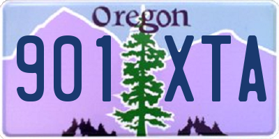 OR license plate 901XTA