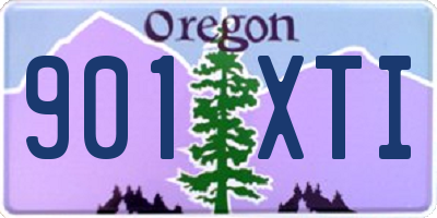 OR license plate 901XTI