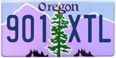 OR license plate 901XTL