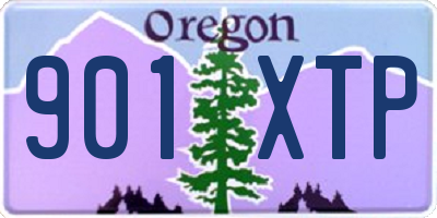 OR license plate 901XTP
