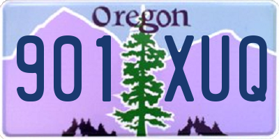 OR license plate 901XUQ