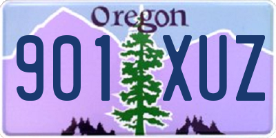 OR license plate 901XUZ