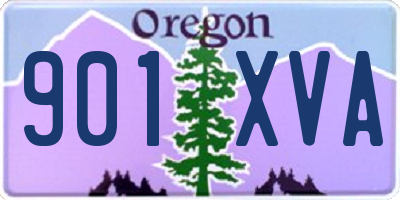 OR license plate 901XVA